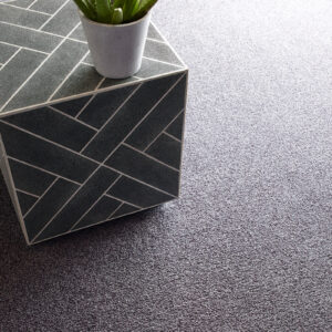birmingham shaw grey carpeting with a matching grey indigo side table