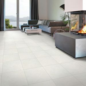 Hartsdale safari sands Tile flooring design with a mountain view living room setting