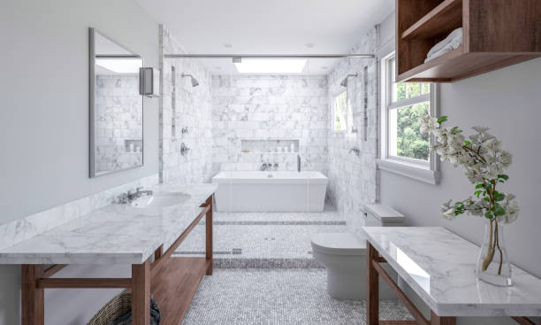 Bathroom natural Stone | Brian's Flooring & Design